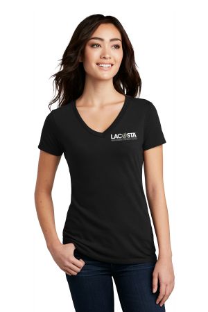 District Women's Perfect Blend CVC V-Neck Tee